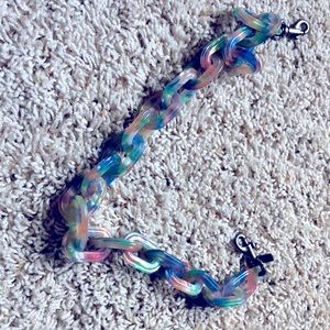 Coach Resin Chain, Pastel NWOT